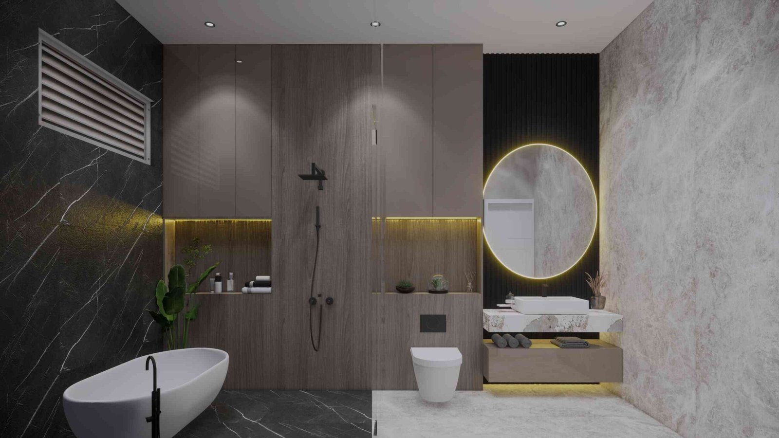 LUXURIOUS BATHROOMS